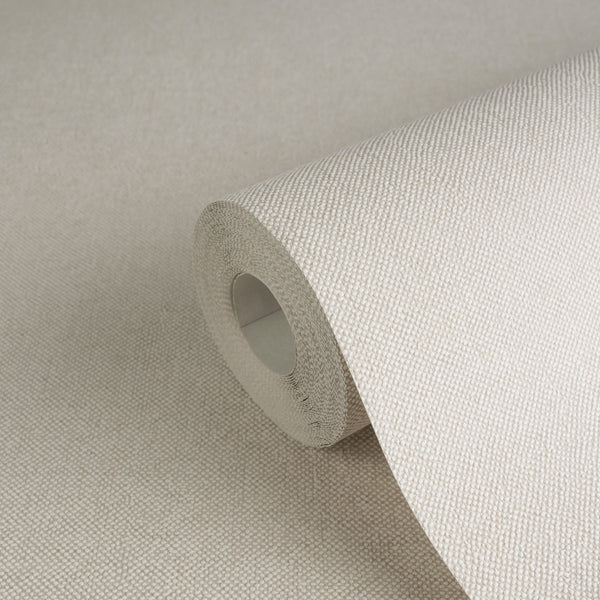 Hochwertige Vliestapete Beige Unitapete