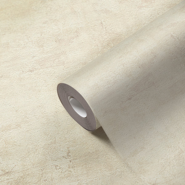 Hochwertige Vliestapete Beige Struktur