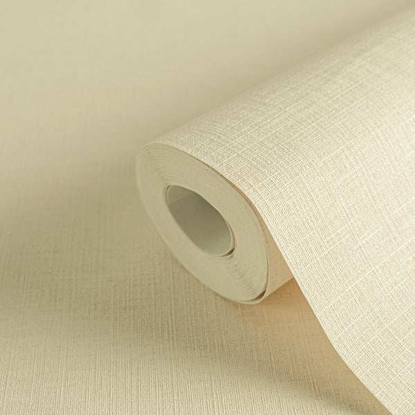 High-quality Non-woven Wallpaper Cream Plain
