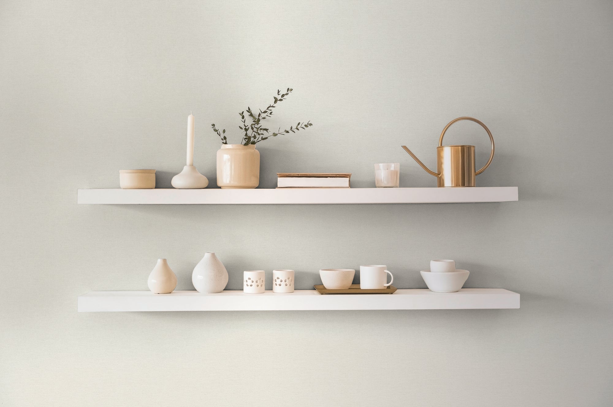 Hochwertige Tapete aus der Kollektion Pintwalls III in Weiß