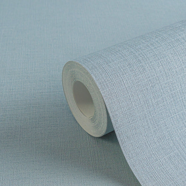 High-Quality Non-Woven Wallpaper Blue Plain Wallpaper
