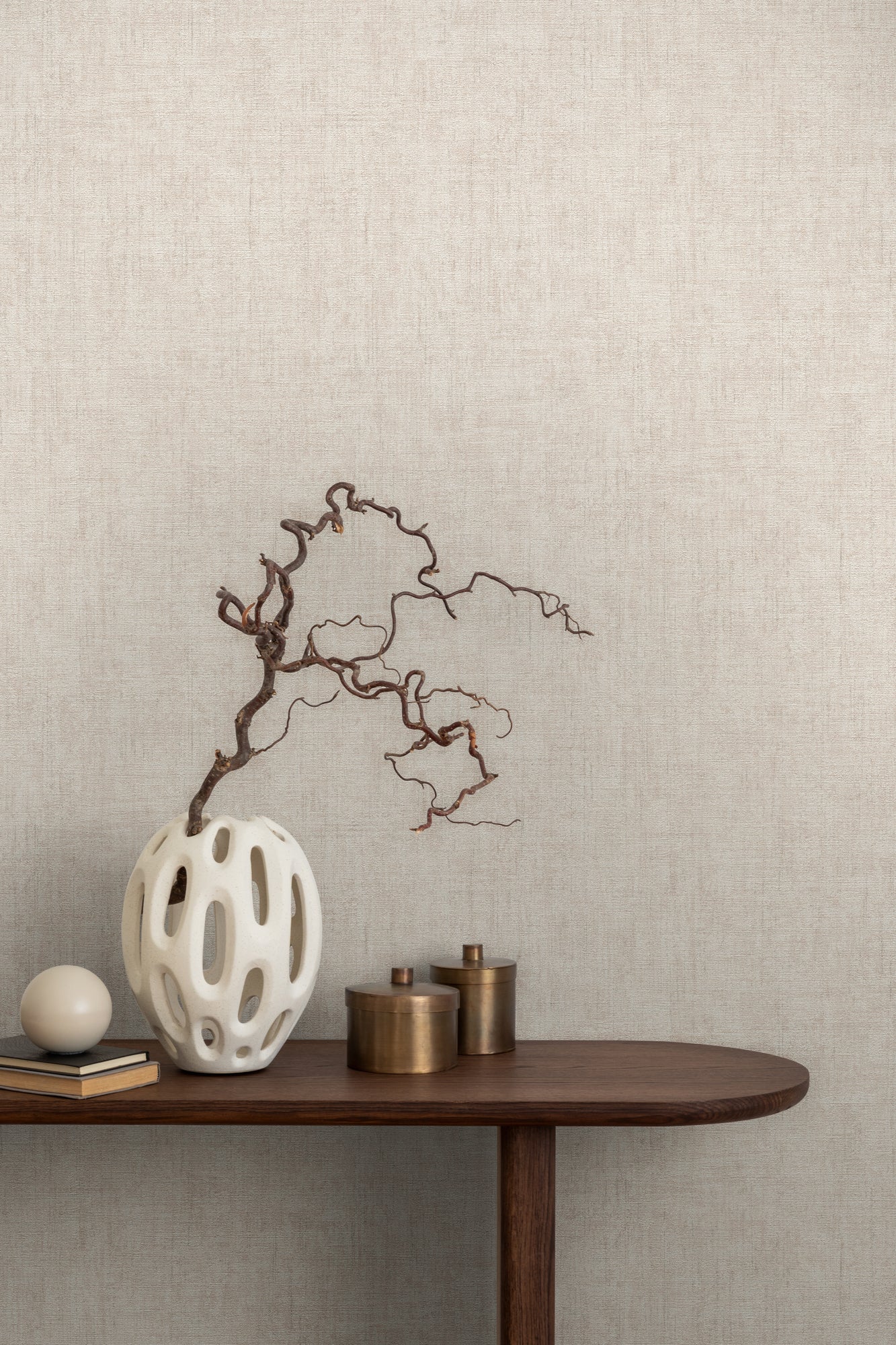 Cuba II-Vliestapete Vinyltapete Beige Luxus