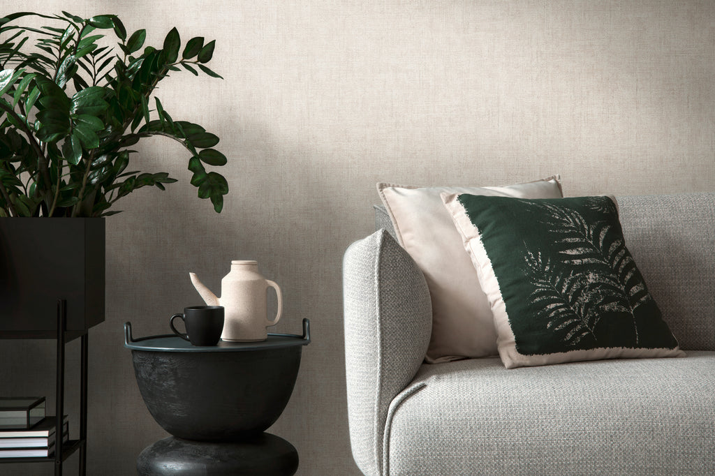 Cuba II-Vliestapete Vinyltapete Beige Luxus