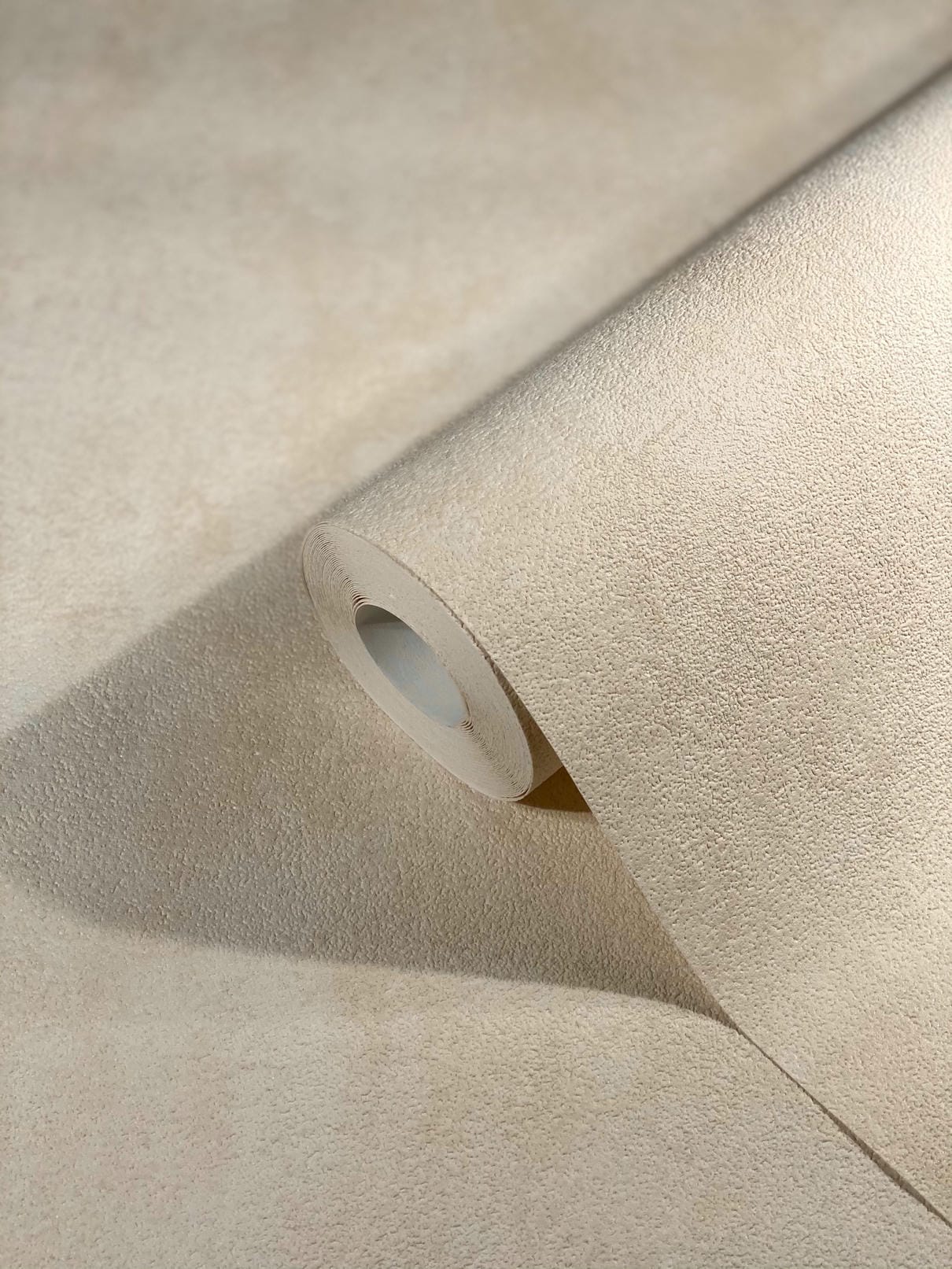 Vliestapete beige einfarbig