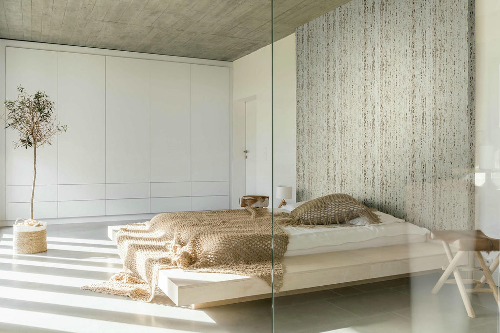 Vliestapete beige struktur