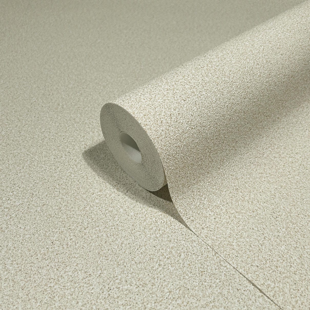 Vliestapete beige einfarbig