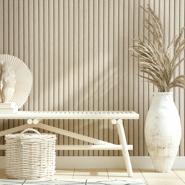 Vliestapete beige streifentapete