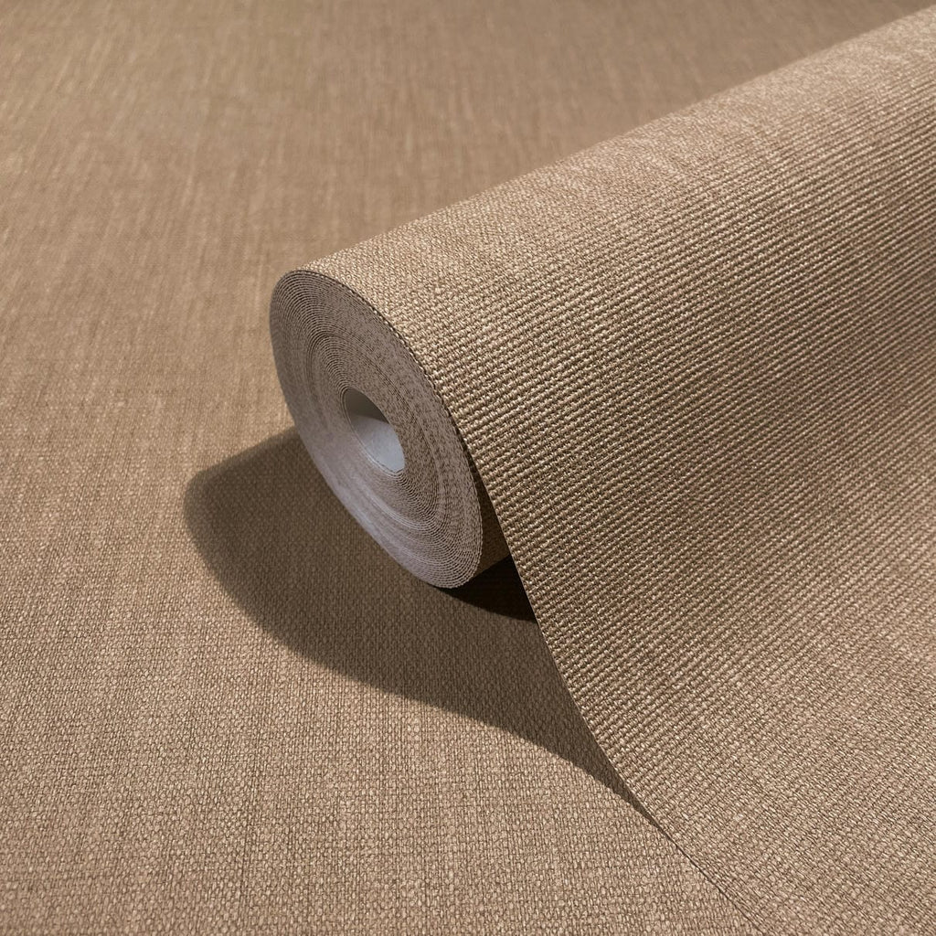 Vliestapete beige einfarbig