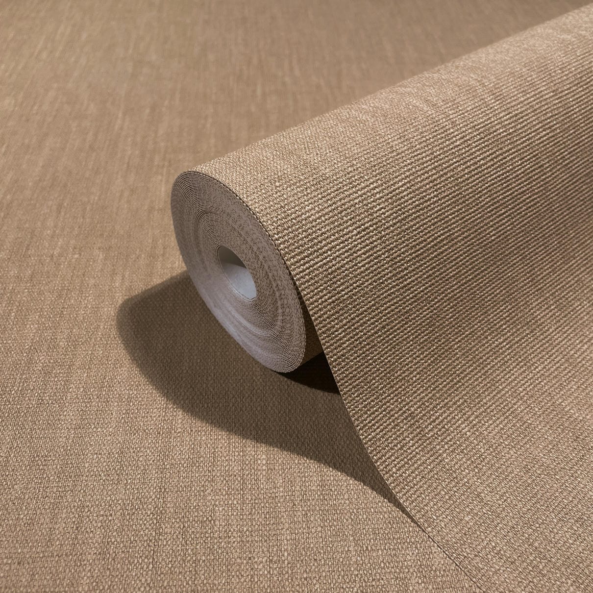 Vliestapete beige einfarbig