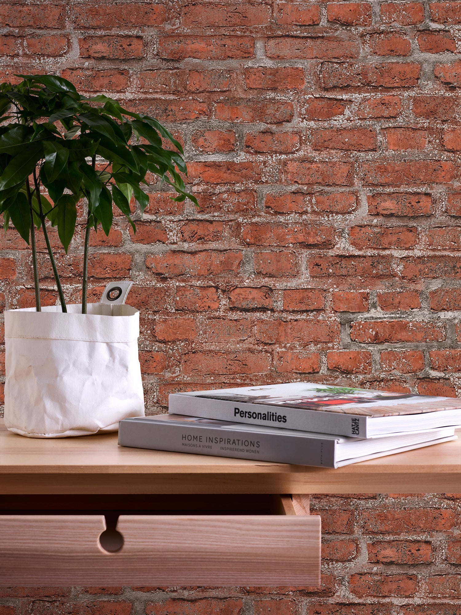 Hochwertige Tapete aus der Kollektion Elements II in Rot