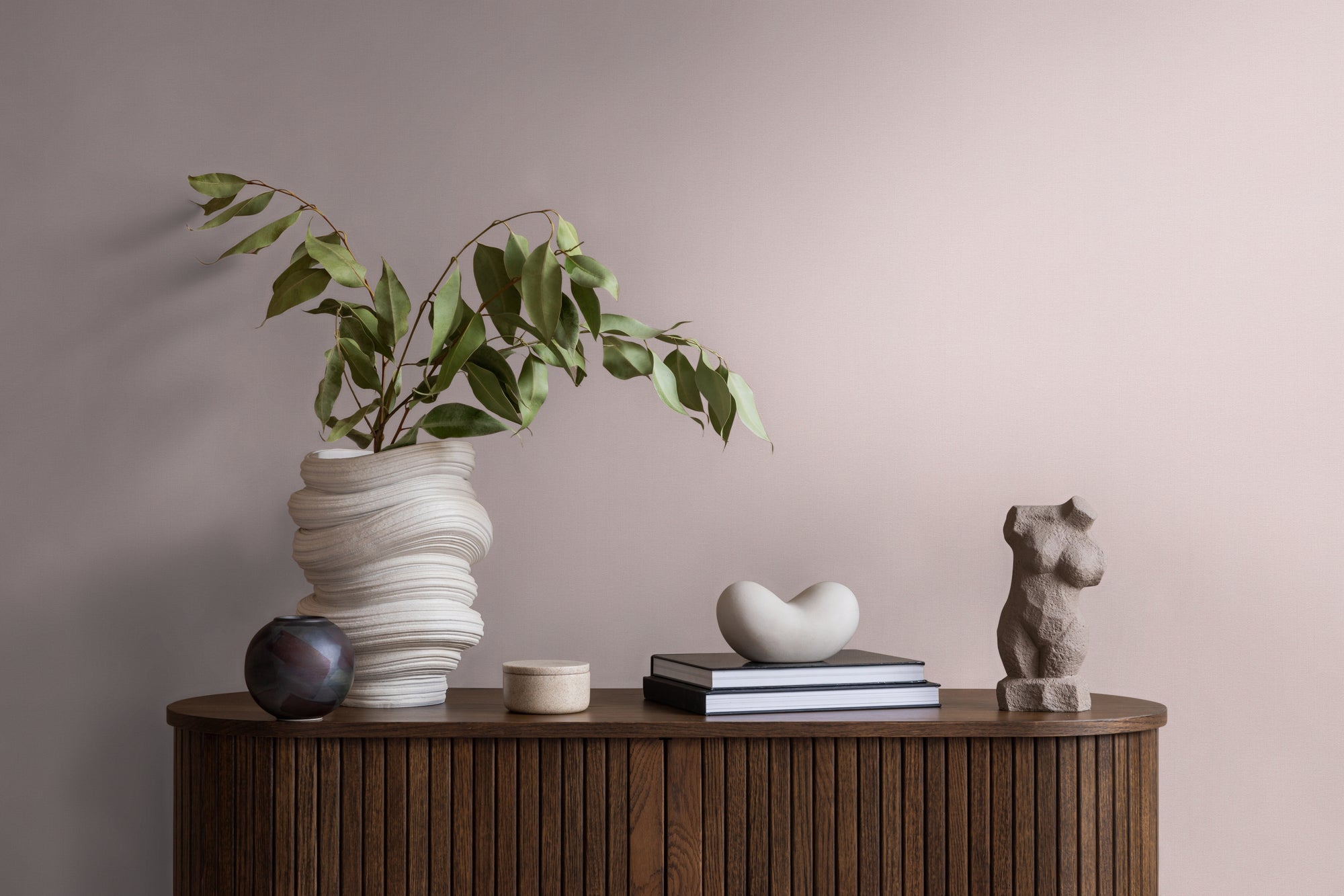 Hochwertige Tapete aus der Kollektion Pure Elegance in Rosa