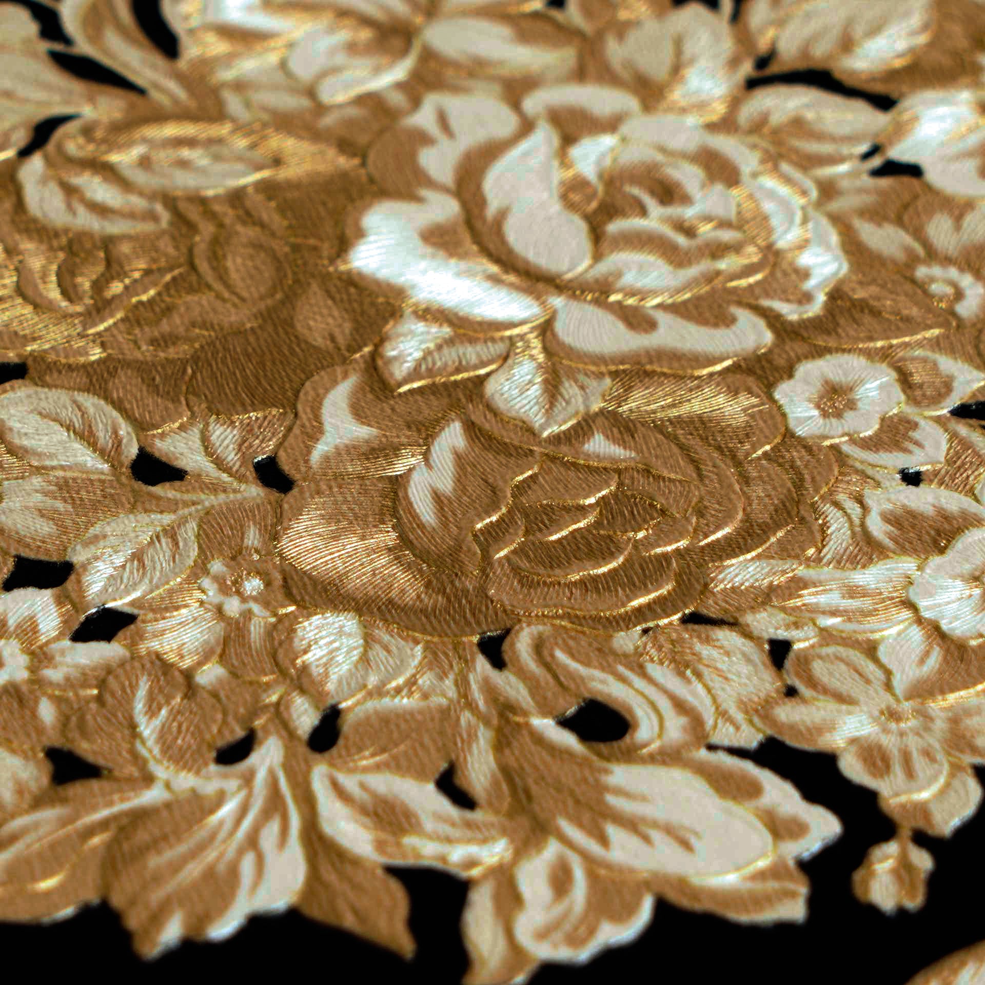 Versace 6-Vliestapete Vinyltapete Schwarz Versace-logo