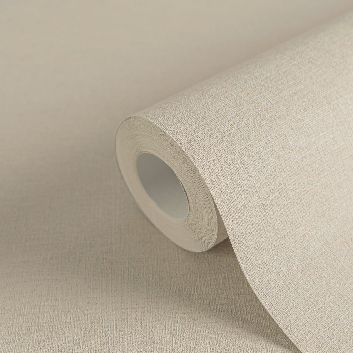 High-Quality Non-Woven Wallpaper Beige Solid Color