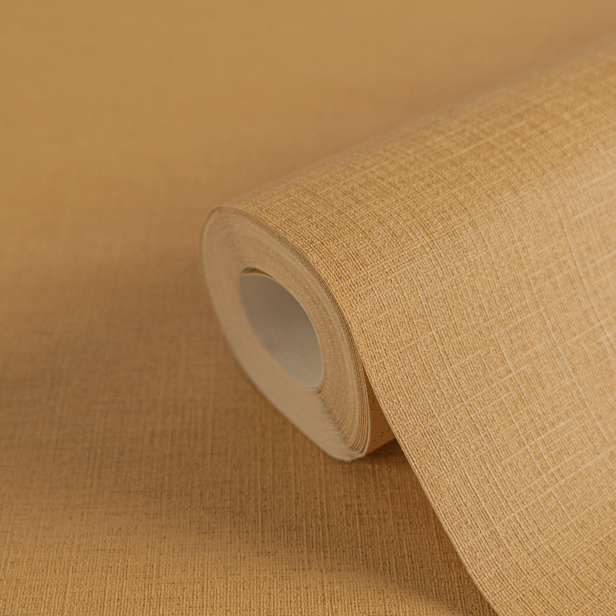 High-quality Non-woven Wallpaper Yellow Plain Wallpaper