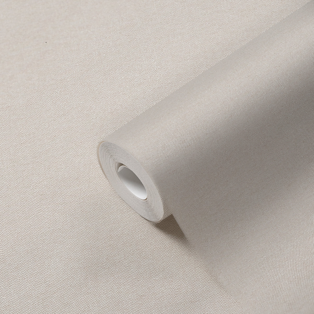 High-Quality Non-Woven Wallpaper Beige Solid Color