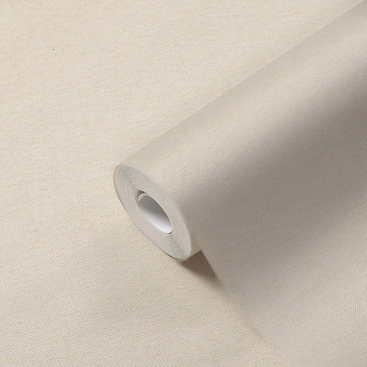 High-Quality Non-Woven Wallpaper Beige Solid Color