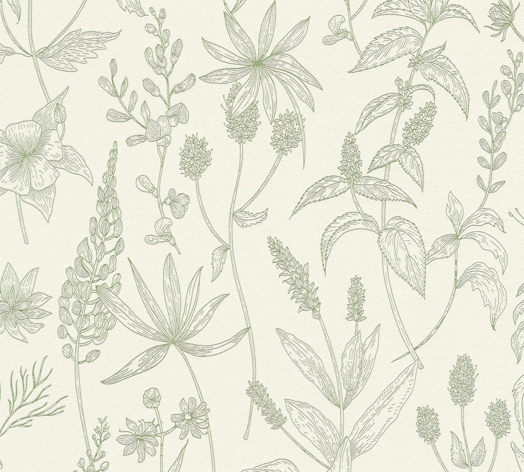 Hochwertige Tapete aus der Kollektion Casual Living in Grün