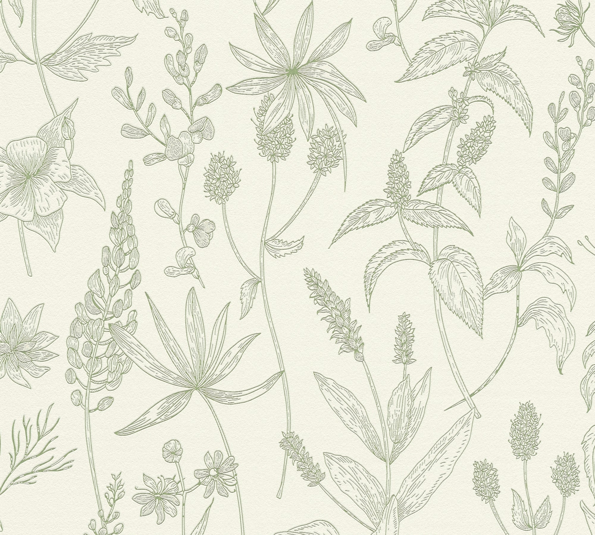 Hochwertige Tapete aus der Kollektion Casual Living in Grün