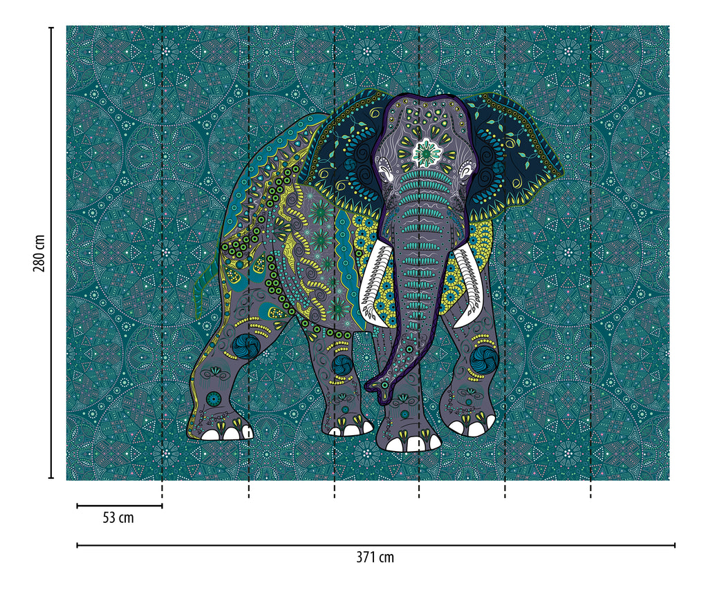 Hochwertige  Tapete aus der Kollektion The Wall in Blau