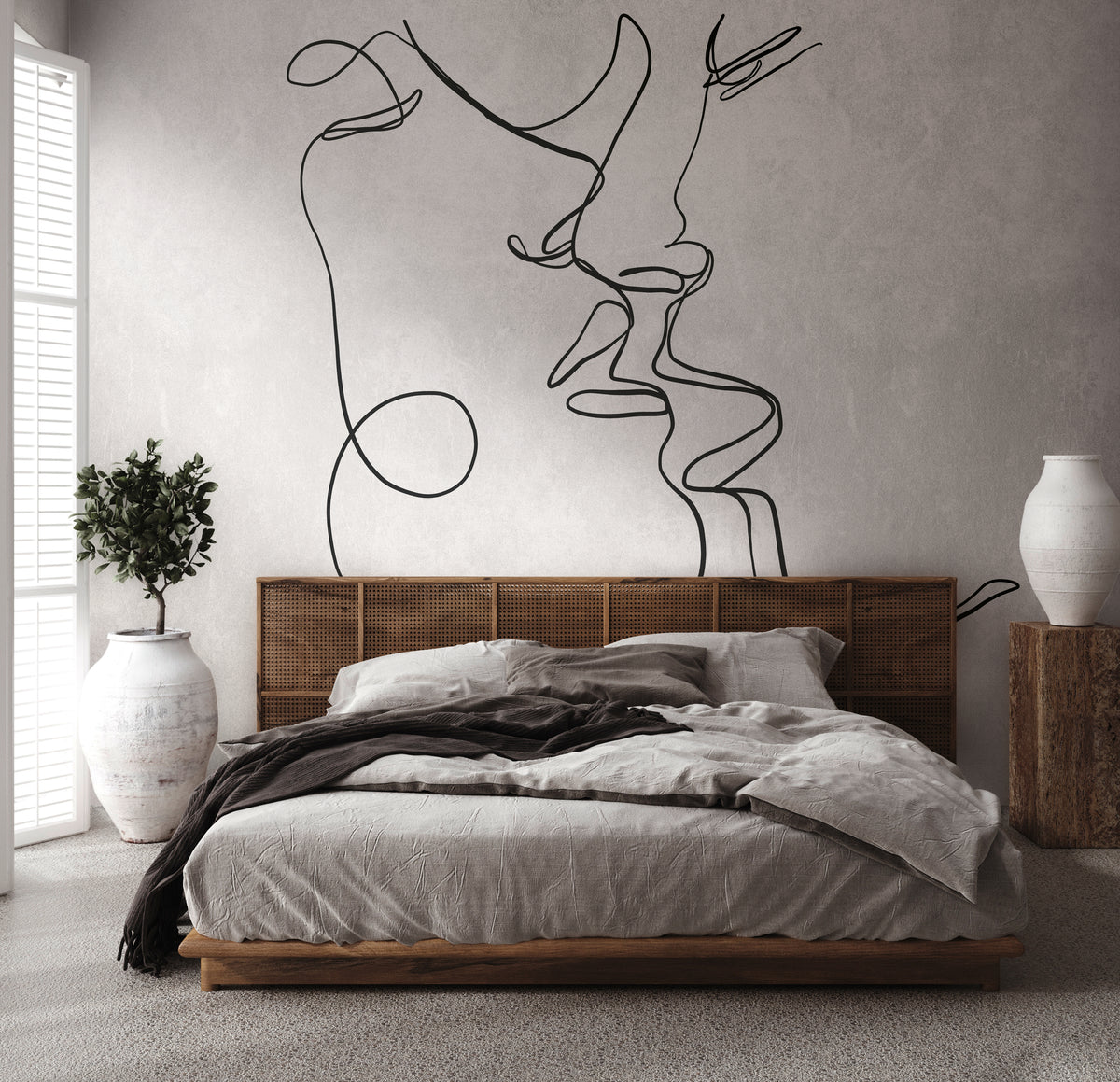 High-Quality Photo Wallpaper Grey Abstract