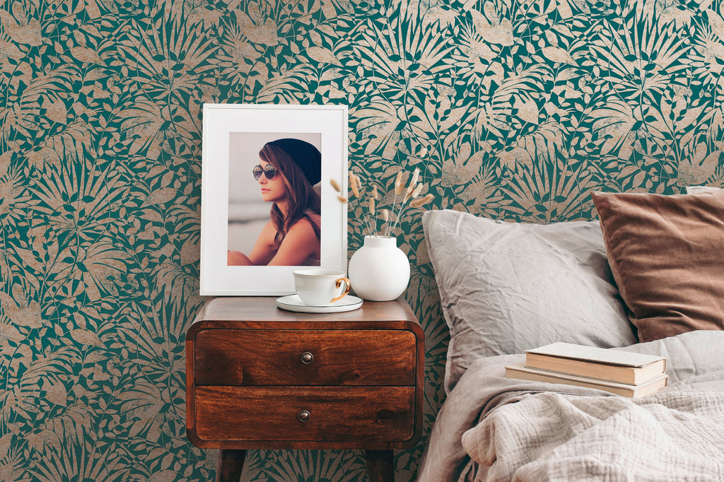 Hochwertige Tapete aus der Kollektion THE BoS in Grün