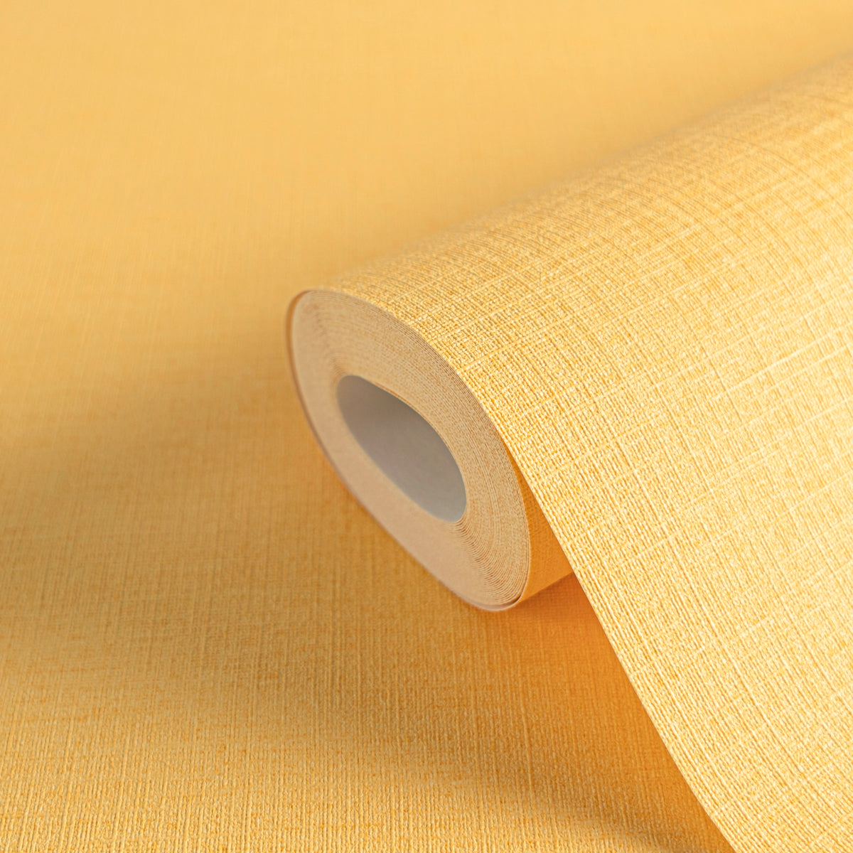 High-Quality Non-Woven Wallpaper Yellow Plain Wallpaper