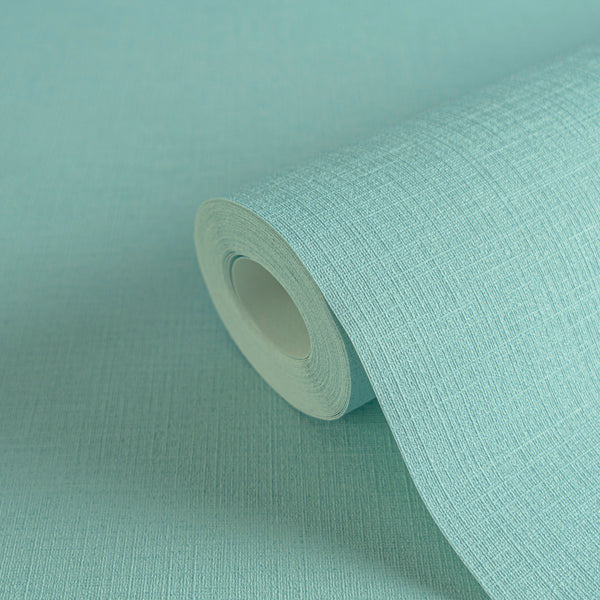 High-Quality Non-Woven Wallpaper Blue Solid Color