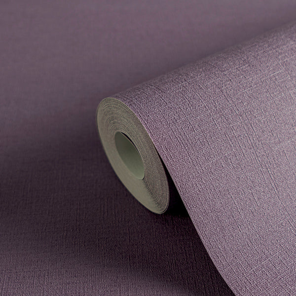 Premium Non-Woven Wallpaper Violet Solid Color Wallpaper