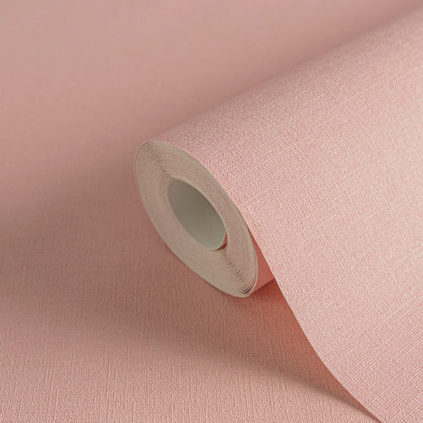 High-quality non-woven wallpaper pink plain wallpaper