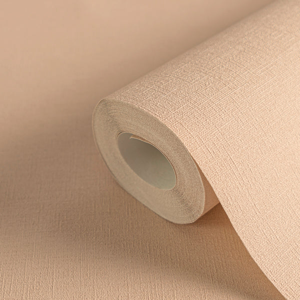 High-Quality Non-Woven Wallpaper Beige Plain Wallpaper