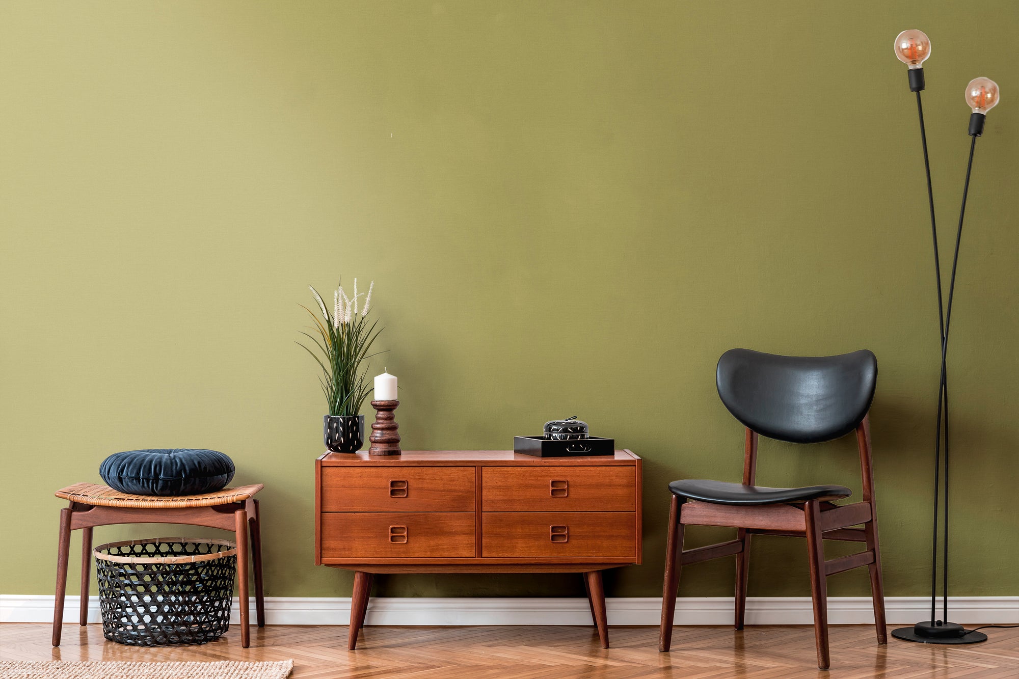 Hochwertige Tapete aus der Kollektion Pintwalls III in Grün