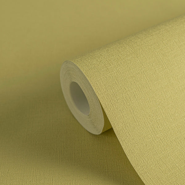 High-Quality Non-Woven Green Plain Wallpaper