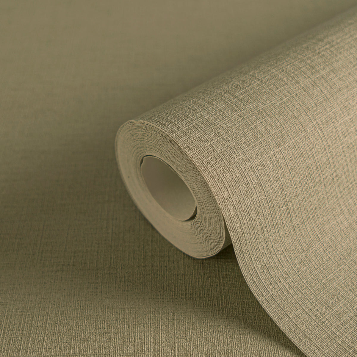 High-Quality Non-Woven Green Plain Wallpaper