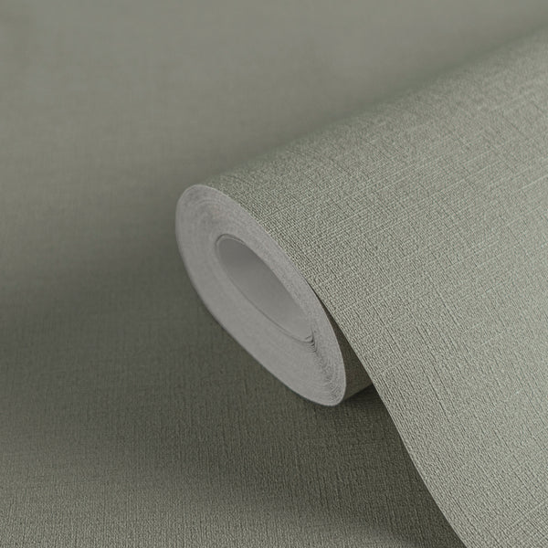 High-Quality Non-Woven Wallpaper Green Plain Wallpaper