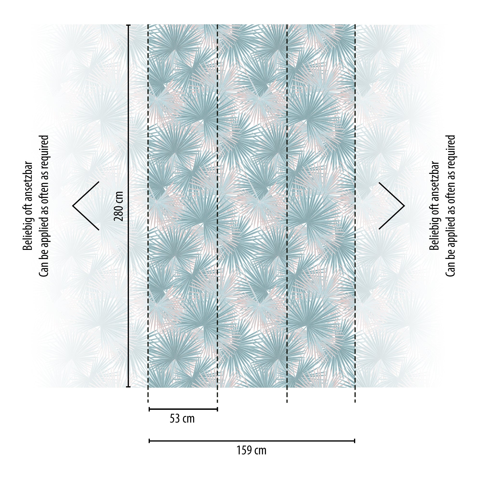 Hochwertige  Tapete aus der Kollektion Metropolitan Stories Travel Styles in Blau