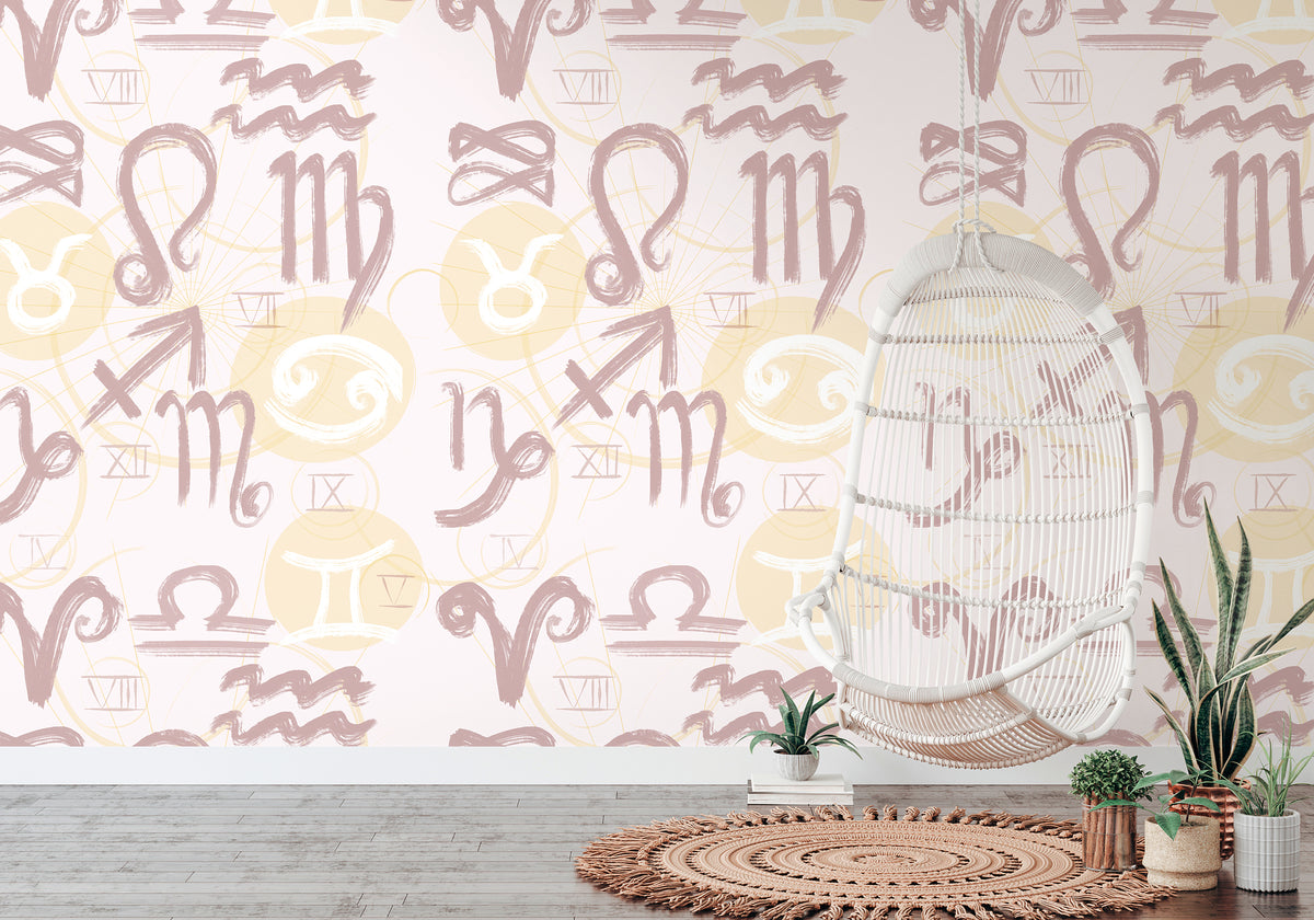 High-Quality Photo Wallpaper Cream Abstract