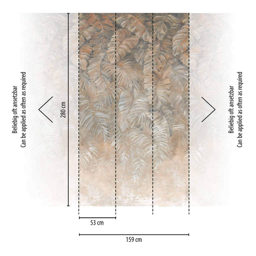Hochwertige  Tapete aus der Kollektion The Wall II in Braun