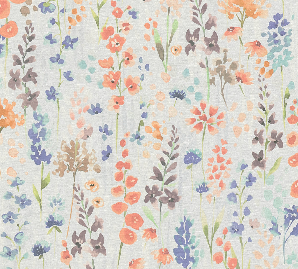 Hochwertige Tapete aus der Kollektion aquarell Dreams in Bunt