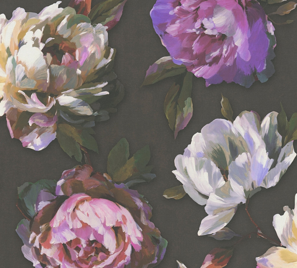 Hochwertige Tapete aus der Kollektion PintWalls II in Schwarz