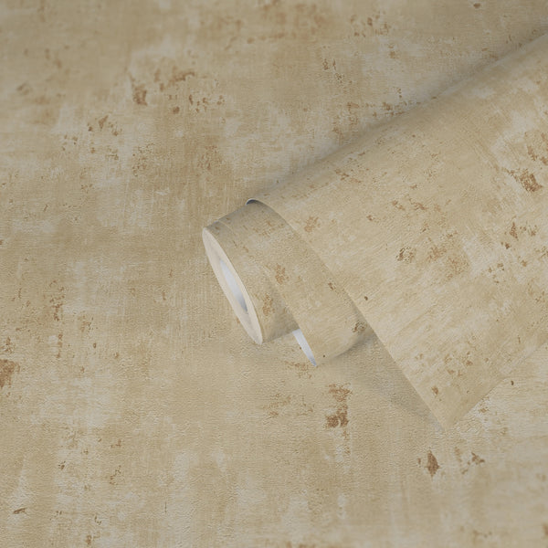 Hochwertige Vliestapete Beige Struktur