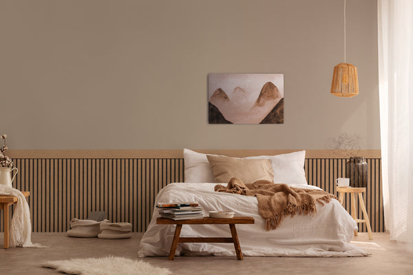 Hochwertige Vliestapete Braun Holzoptik