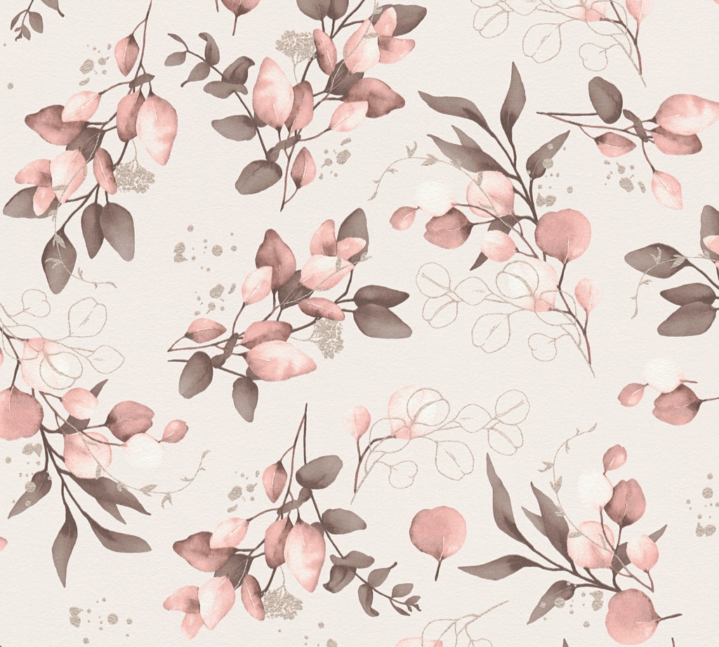 Hochwertige Tapete aus der Kollektion Pure Elegance in rosa