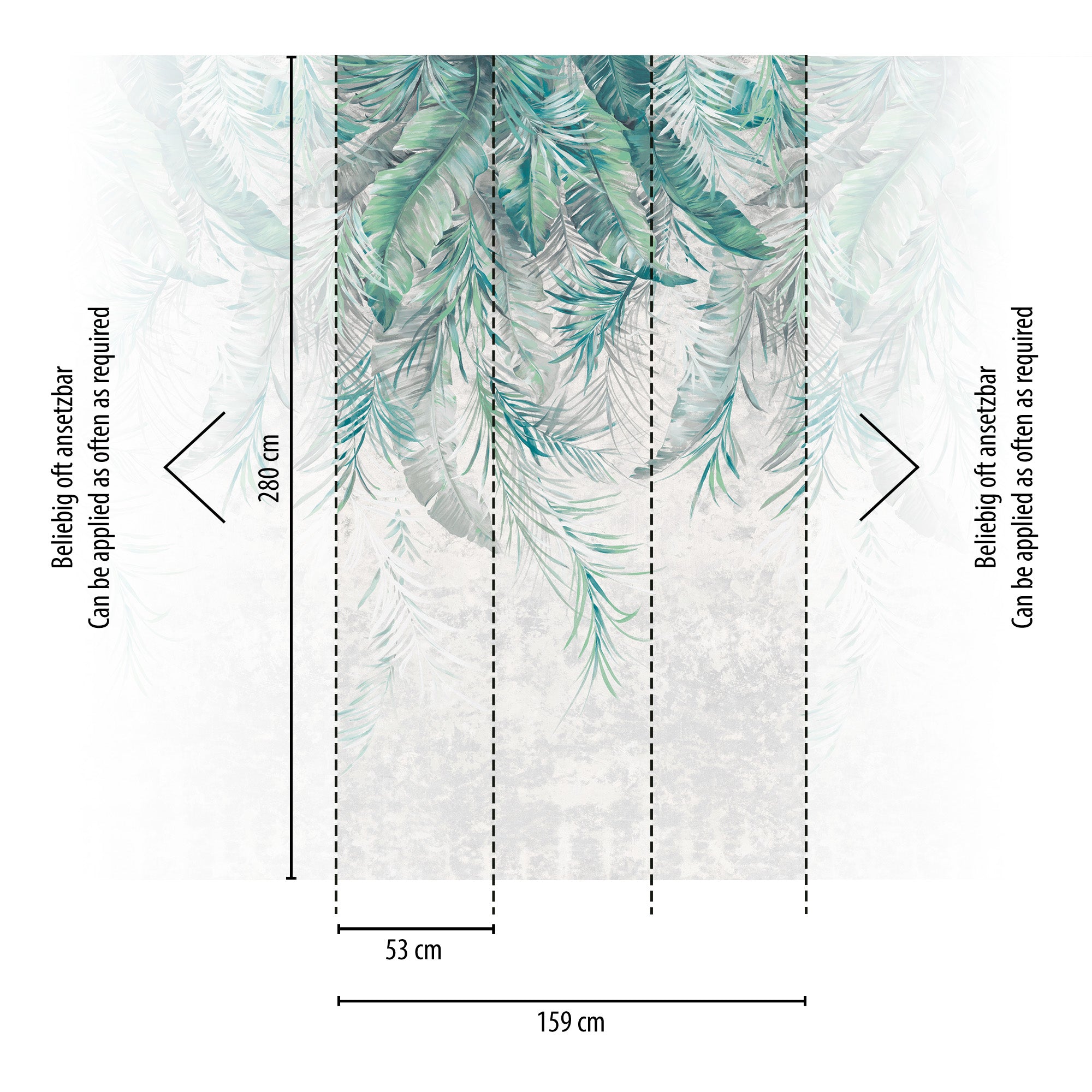 Hochwertige  Tapete aus der Kollektion THE WALL III in Grau
