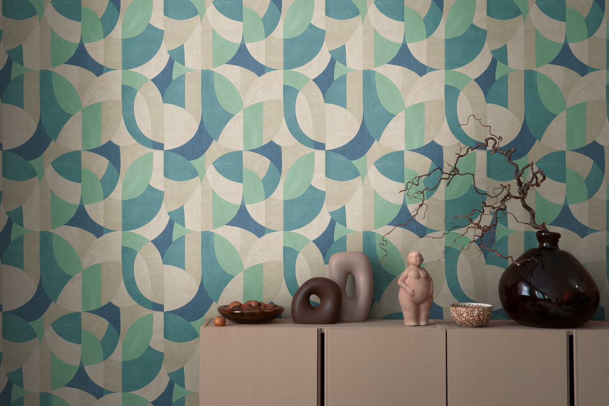 Papel pintado de alta calidad de la colección French Affair en color crema. 