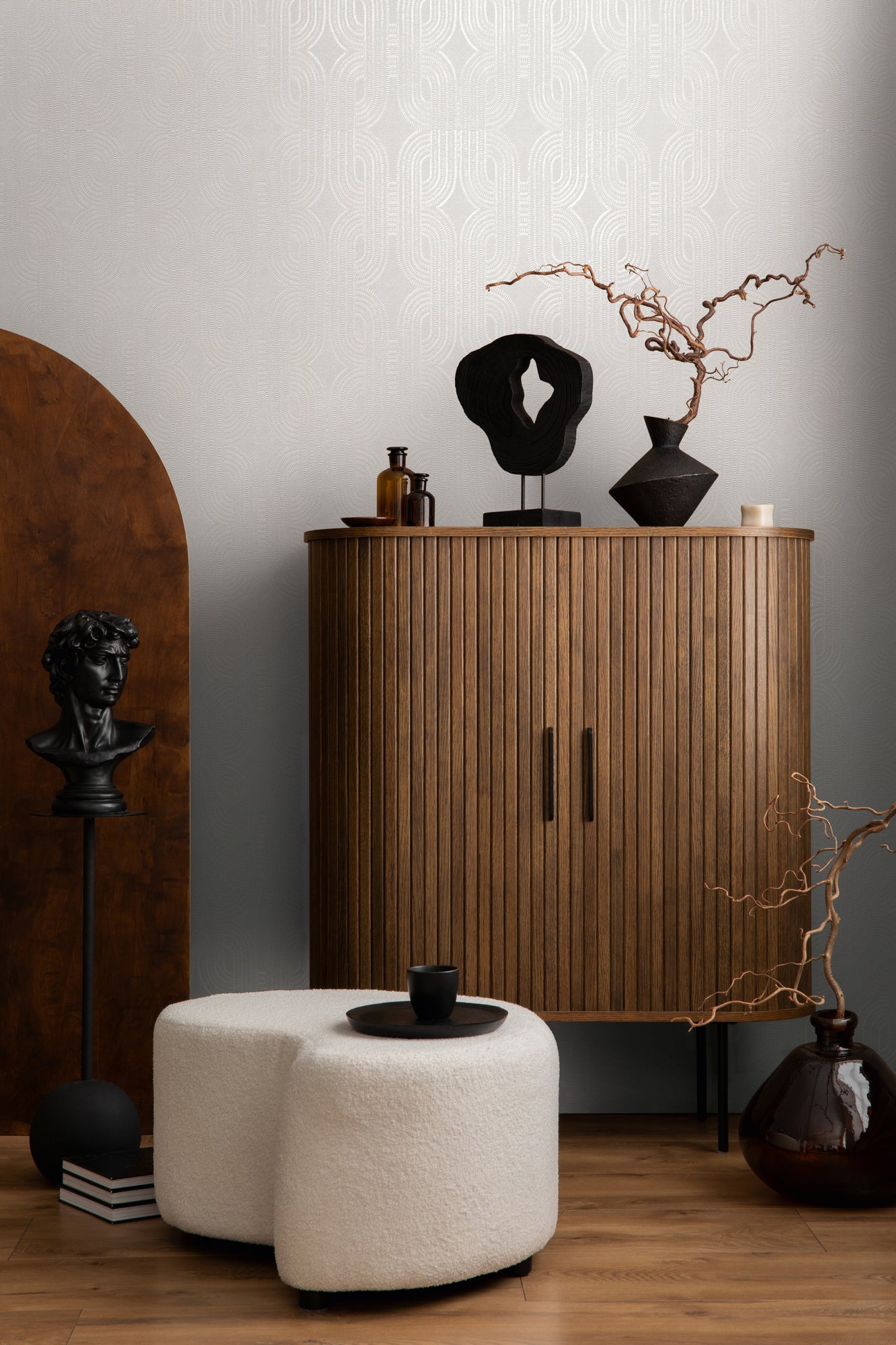 Hochwertige Tapete aus der Kollektion French Affair   in Weiß