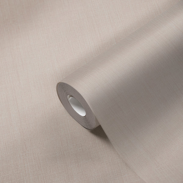 Hochwertige Vliestapete Beige Unitapete
