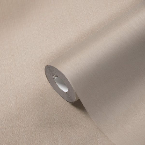 Hochwertige Vliestapete Beige Unitapete