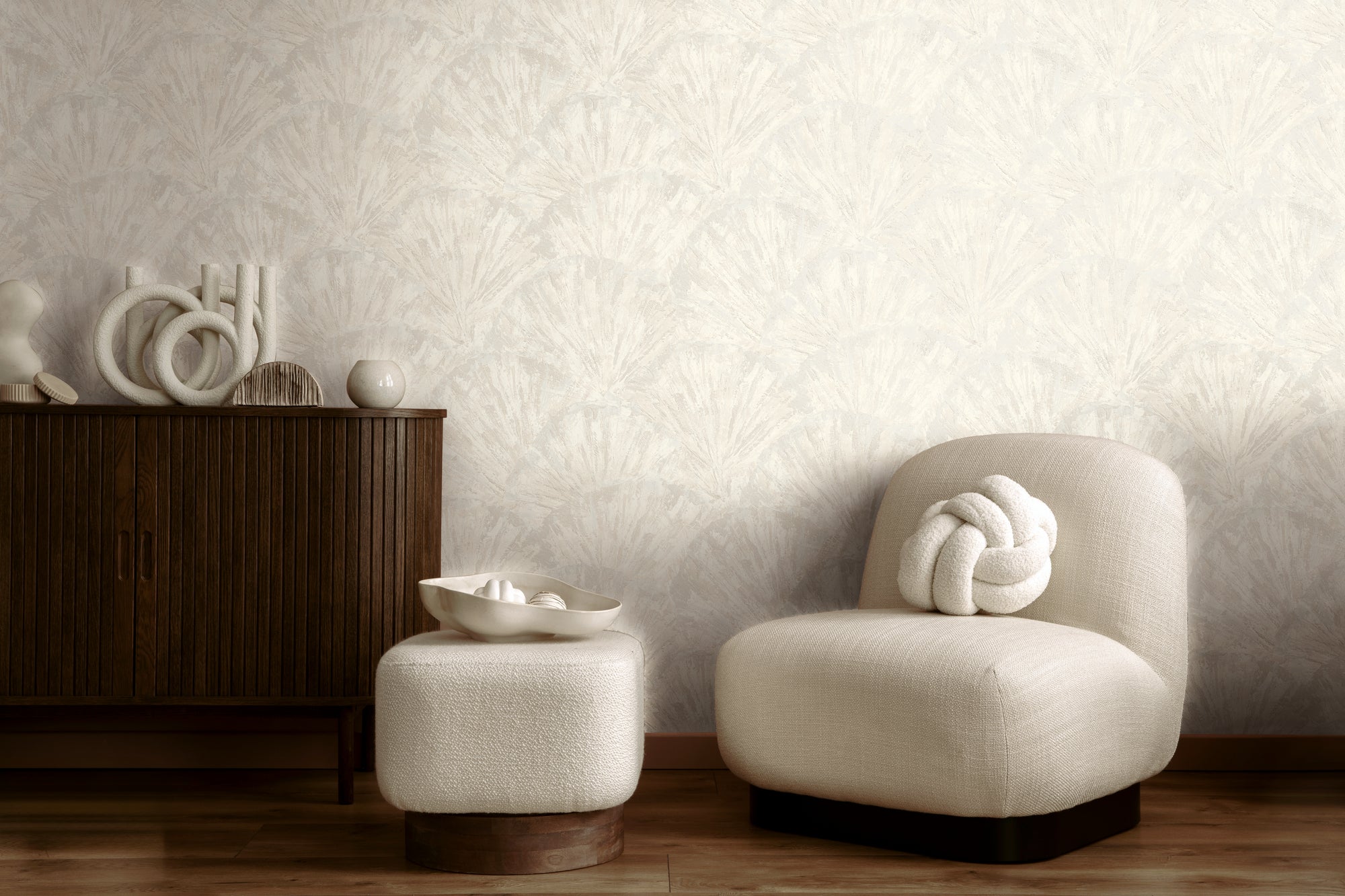 Hochwertige  Tapete aus der Kollektion Metropolitan Stories Hot Spots in Weiß