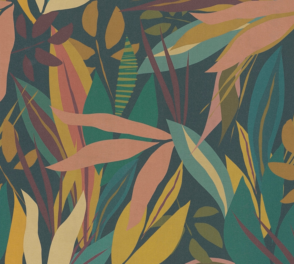 Hochwertige  Tapete aus der Kollektion Anna D'Andrea in Blau