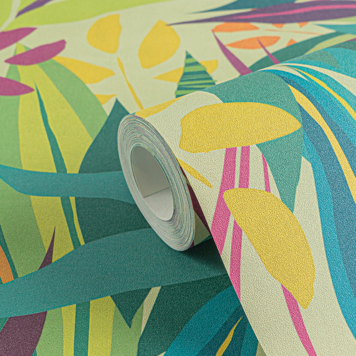 High-Quality Non-Woven Wallpaper Blue Floral